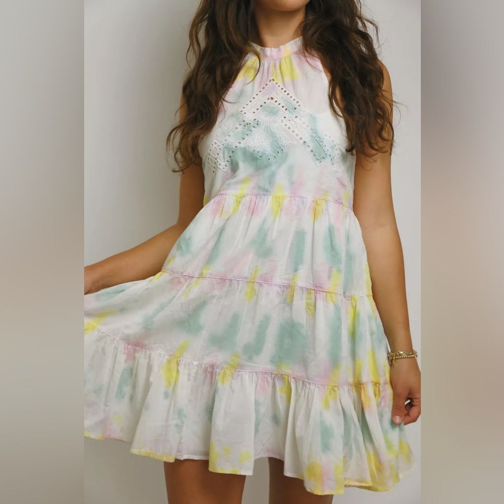 Urban outfitters Head In The Clouds Halter Mini Dress Size Small GUC